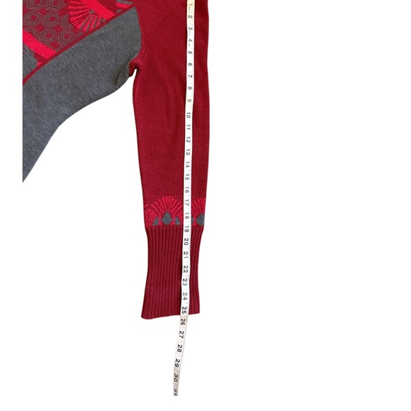 Title Nine Red and Gray Women's Sweater - Picture 6 of 10